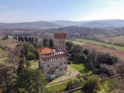 Schloss Ruhiges Gebiet Bucine Toscana